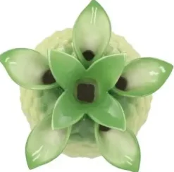 Daan Kromhout Design vaas keramiek pineapple tropical 14x18cm lime