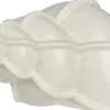 Decoris ornament porselein 13.5x7.9x6.7cm off-white