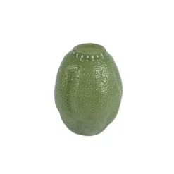 Decoris vaas glas deco 19x24cm groen