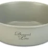 Designed by Lotte Feribo voer- en drinkbak hond licht grijs 20 cm