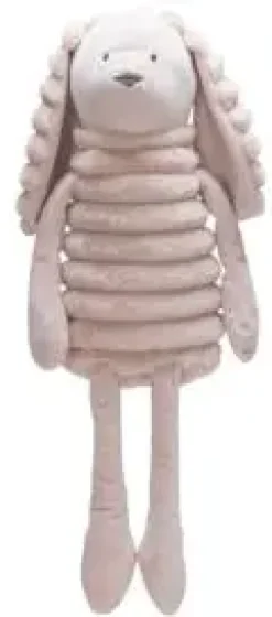 Designed by Lotte hondenspeelgoed Reza konijn XL pluche 65x17x16.cm roze