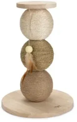 Designed by Lotte krabbollen Elio rubberhout d34h47.5cm naturel