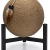 Designed by Lotte krabbol Tyra jute/metaal d27h33cm zand
