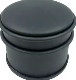 Deurstopper 9x7.5cm mat zwart