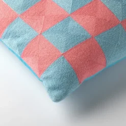 Dutch Decor kussen cristal 45x45cm aqua splash