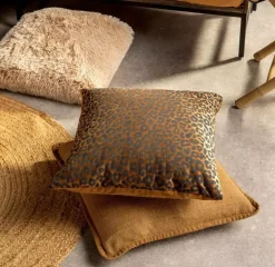 Dutch Decor kussen fluffy 45x45cm pumice stone