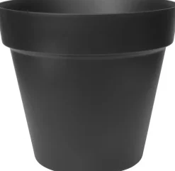 Easyday bloempot smile recht 29x25,8 cm zwart