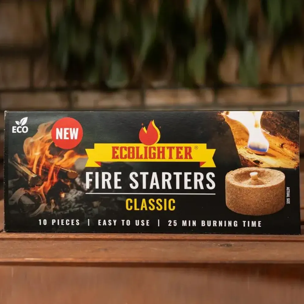 Ecolighter - eco aanmaakblok - pak van 10 stuks