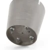 Ecopots kunststof bloempot amsterdam met wielen 80x74.2 cm taupe