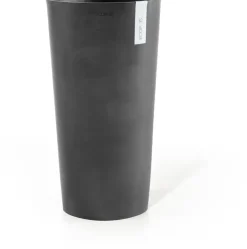 Ecopots kunststof bloempot amsterdam hoog 41.5x76.8 cm donkergrijs