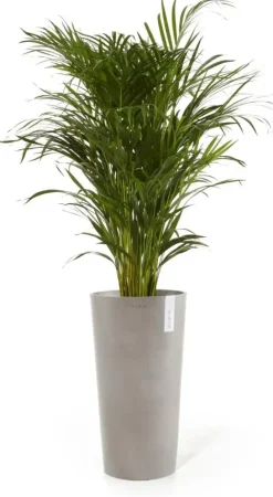 Ecopots kunststof bloempot amsterdam hoog 34x66 cm taupe