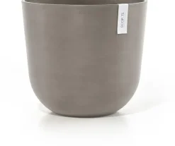 Ecopots kunststof bloempot oslo 45x39.2 cm taupe