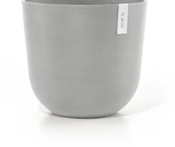 Ecopots kunststof bloempot oslo 45x39.2 cm witgrijs