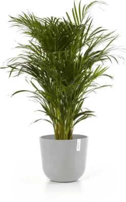 Ecopots kunststof bloempot oslo 35x30.5 cm witgrijs