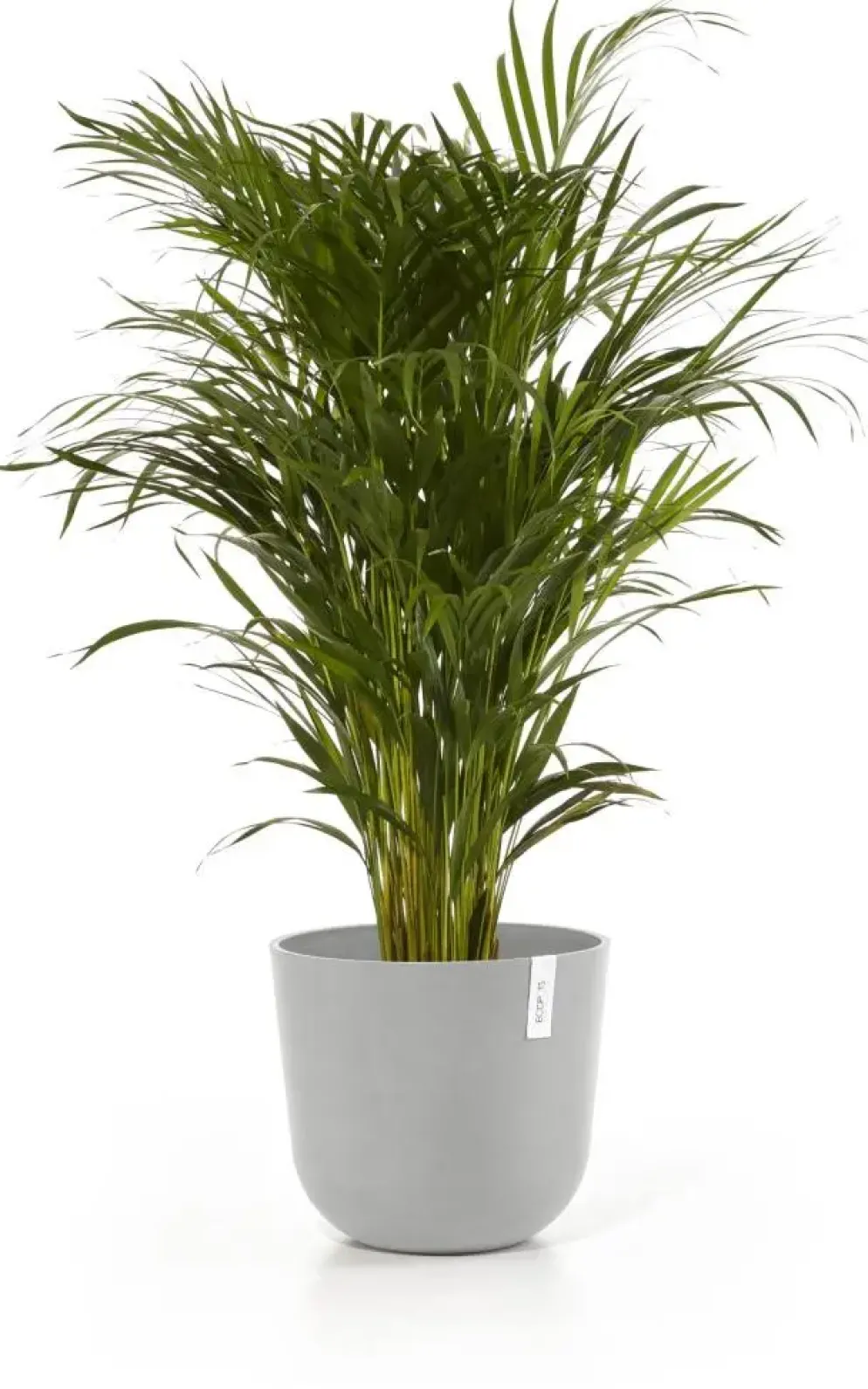 Ecopots kunststof bloempot oslo 35x30.5 cm witgrijs