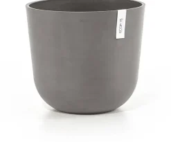 Ecopots kunststof bloempot oslo 35x30.5 cm taupe