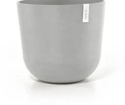 Ecopots kunststof bloempot oslo 55x48.5 cm grijs