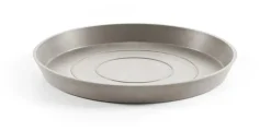 Ecopots kunststof stockholm schotel 28.7x3 cm taupe
