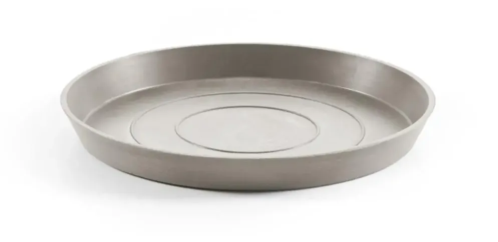 Ecopots kunststof stockholm schotel 28.7x3 cm taupe