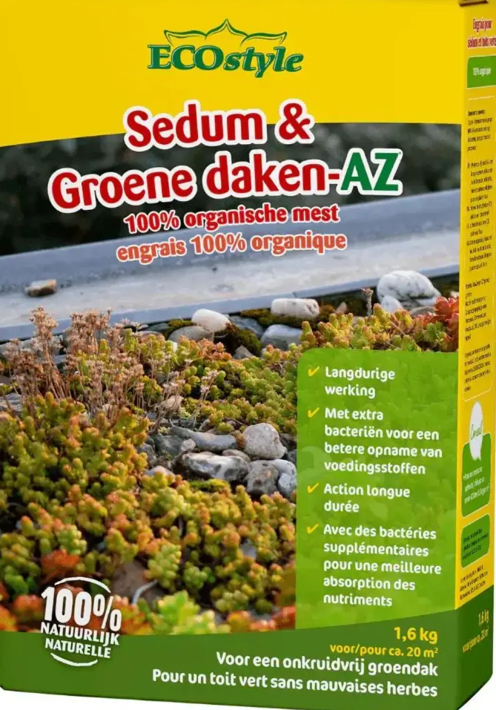 Ecostyle Sedum & groene daken-az 1.6kg