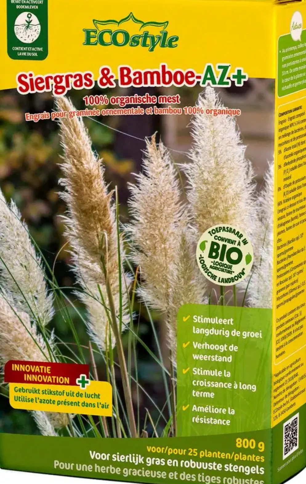 Ecostyle Siergras&bamboe-az 800g