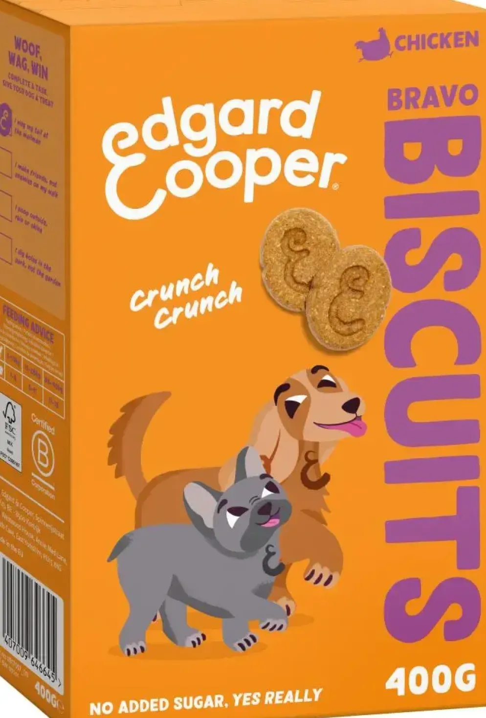 Edgard & Cooper Adult Biscuit kip 400g