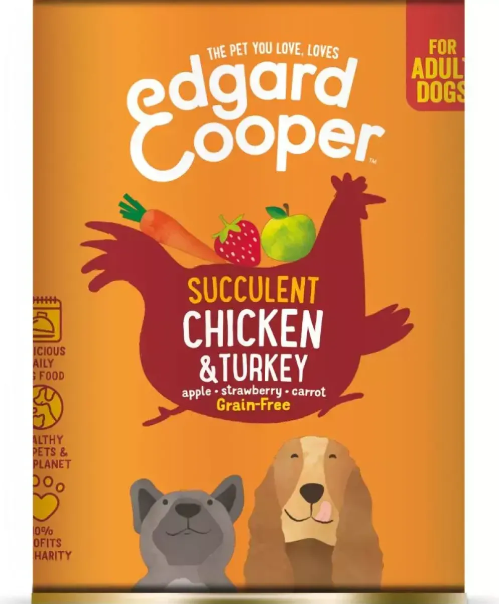 Edgard & Cooper blik kip & kalkoen 400g