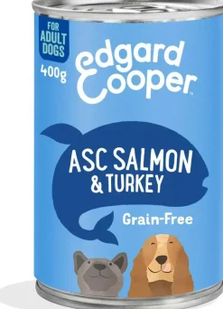 Edgard & Cooper blik zalm & kalkoen 400g