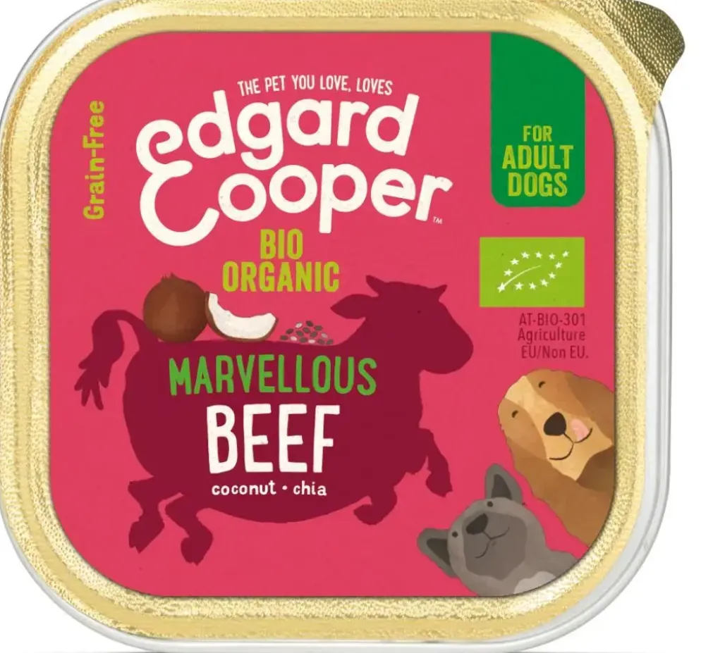Edgard & Cooper kuipje bio rund 100g