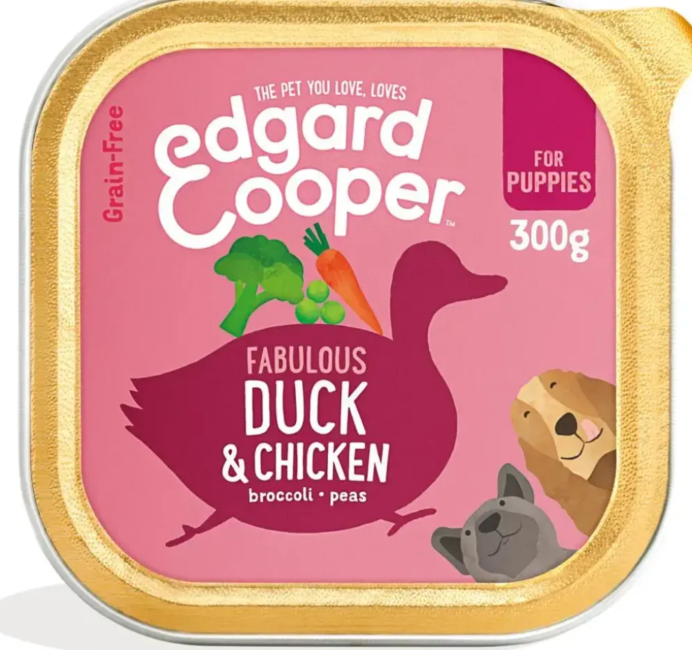 Edgard & Cooper kuipje eend & kip300g