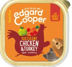 Edgard & Cooper kuipje kip & kalkoen 150g