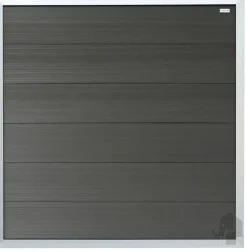 Elephant scherm forte houtcomposiet FSC/GRS 40x1800x1800mm antraciet met aluminium kader