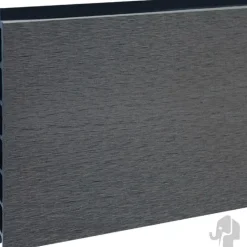 Elephant schutting composiet rock grey 2x200x180 cm grijs