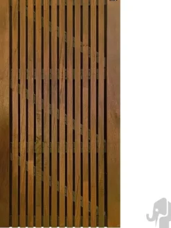 Elephant tuindeur hardhout FSC stripes black 4,5x100x180cm