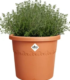 Elho bloempot Algarve Cilindro 25cm terra