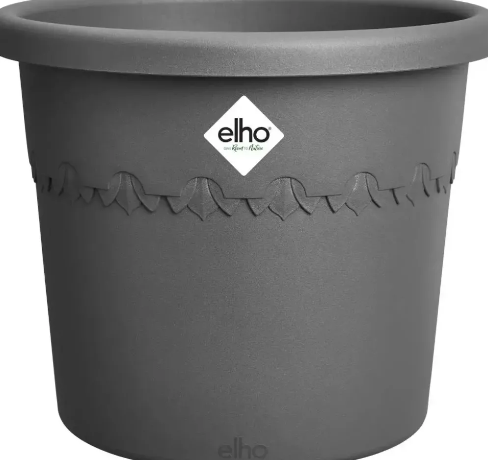 Elho bloempot Algarve Cilindro 30cm antraciet