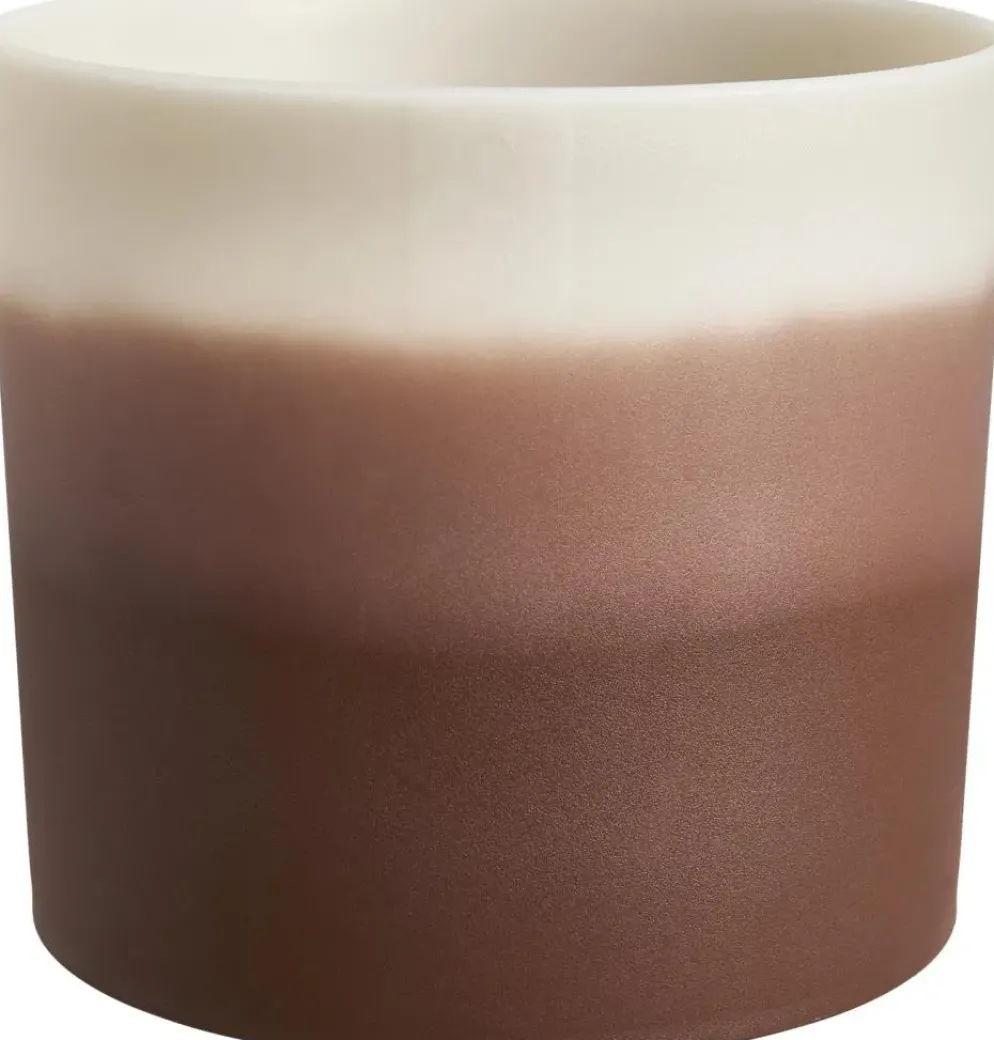 elho bloempot colour gradient rond d14 h12cm Cederbruin
