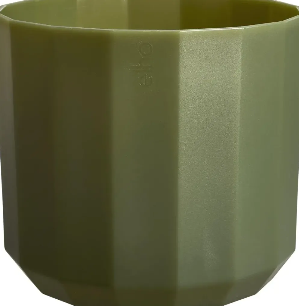 elho bloempot facet rond d14 h13cm Bos groen
