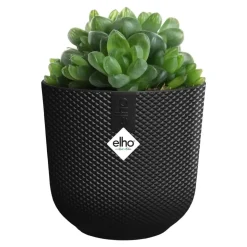 elho bloempot jazz rond mini d11 h10cm Living black