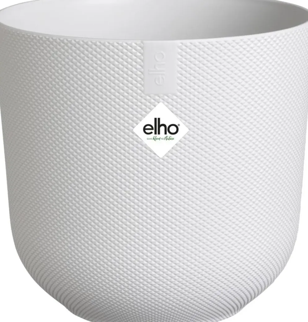 Elho bloempot Jazz rond 14x13cm zijdewit