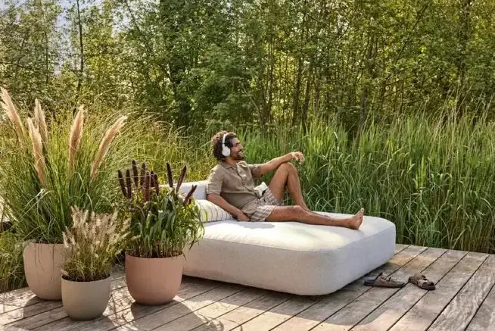 Elho bloempot Sereh 30cm scandinavisch groen