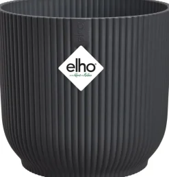 elho bloempot vibes fold rond mini d7 h7cm Antraciet
