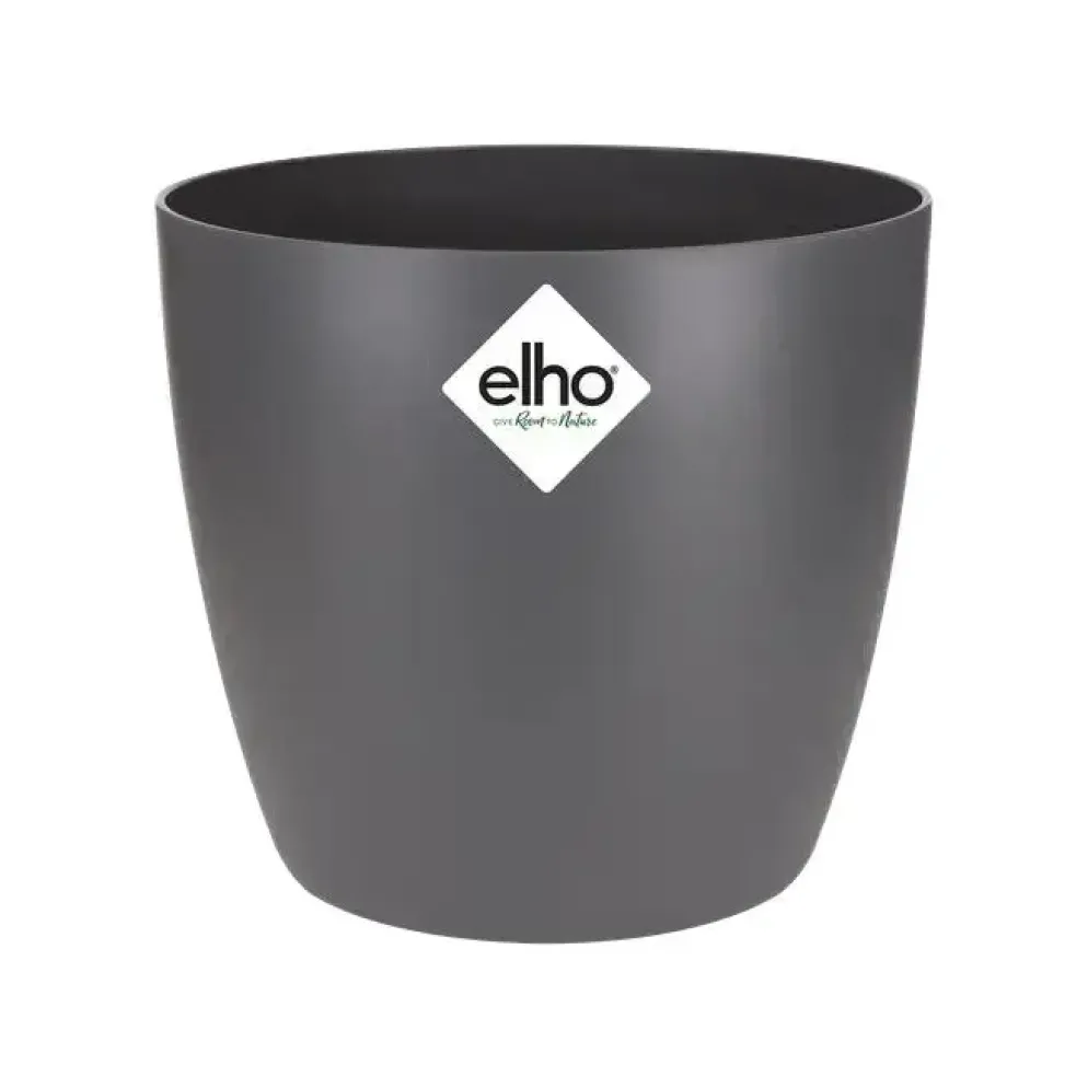Elho brussels mini bloempot rond 12,5 cm antraciet