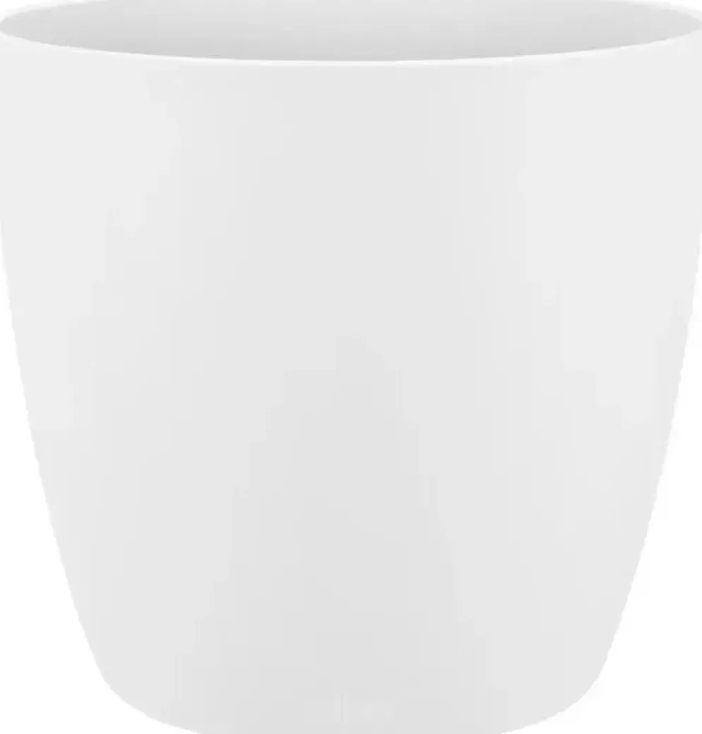 Elho Brussels Mini bloempot rond 10,5 cm wit