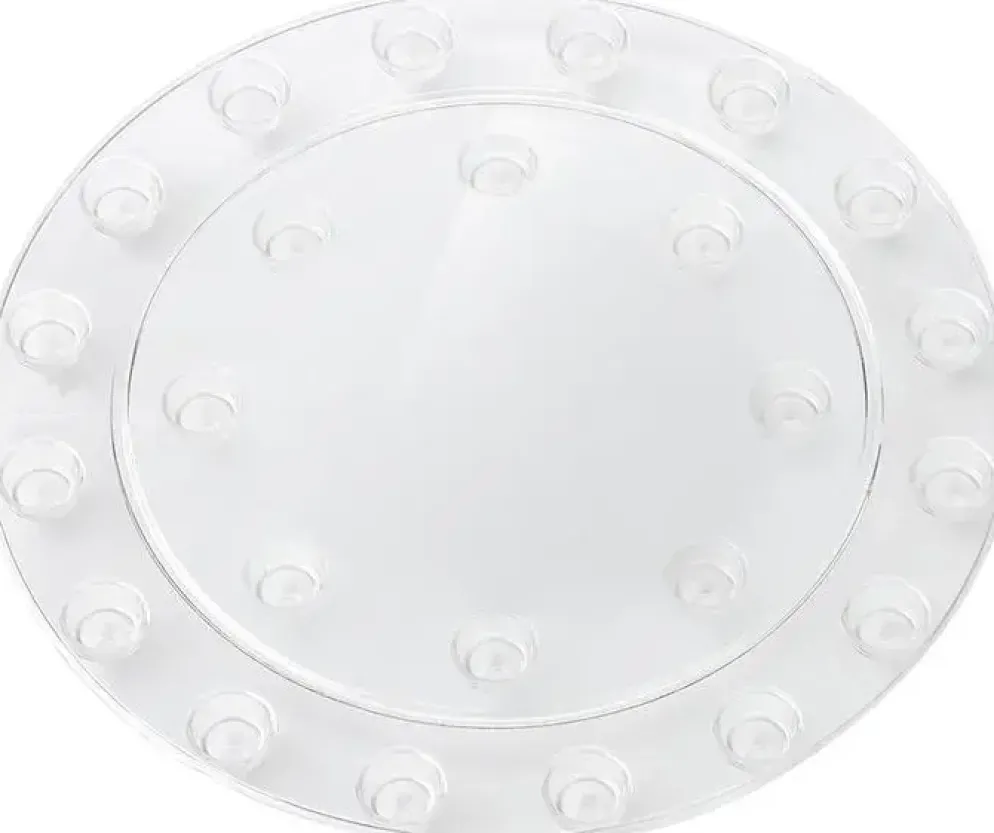 Elho floorprotector rond onderzetter 21 cm transparant