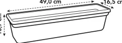 Elho green basics balkonbak 50 cm blad groen