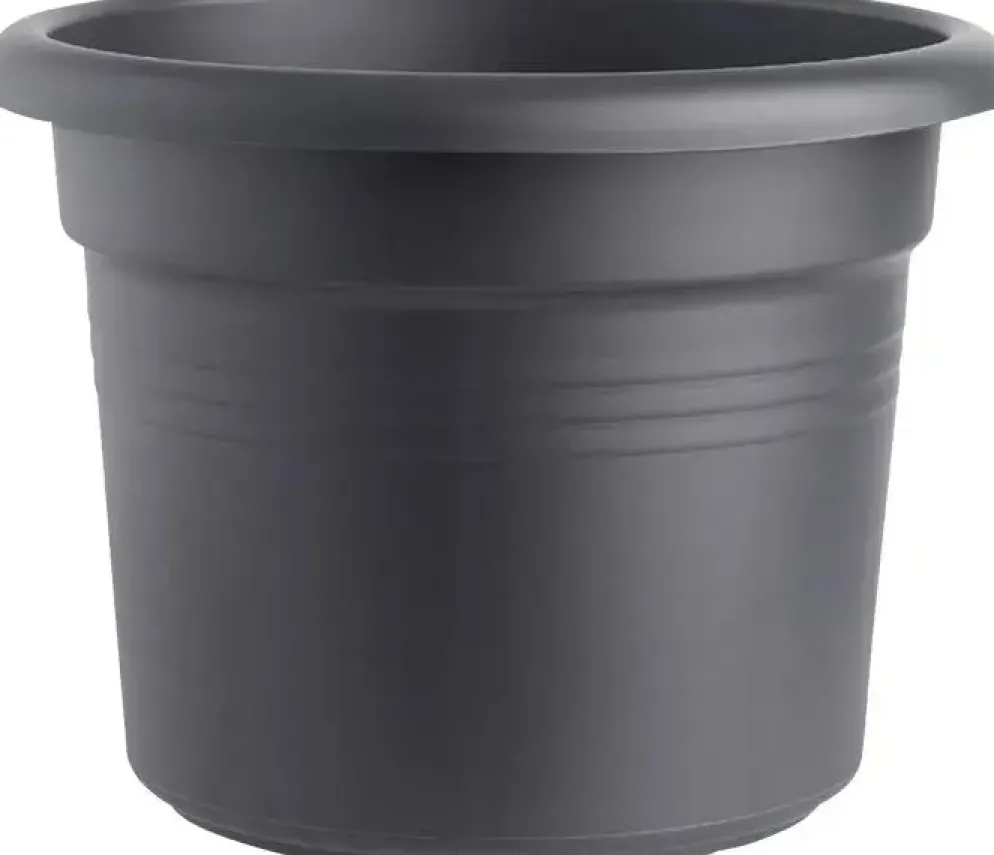 Elho green basics cilinder bloempot 55 cm living black