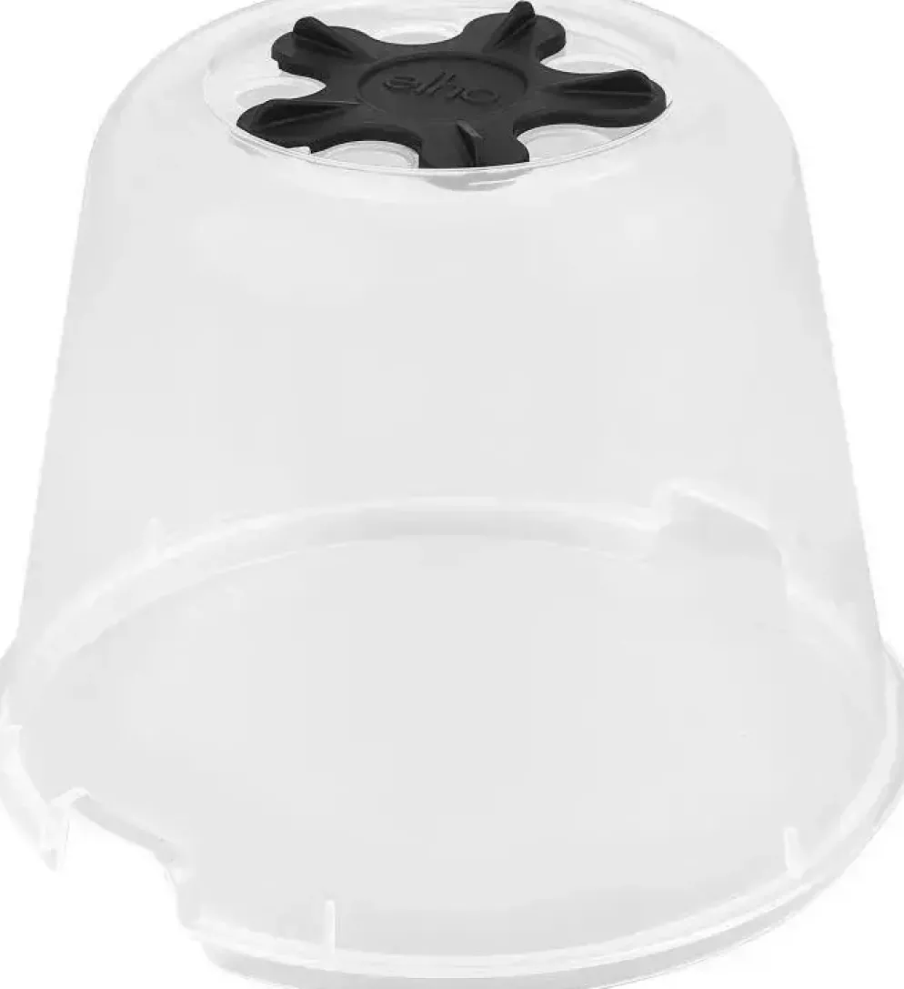 Elho green basics kweekhuis rond 17 cm transparant