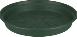 Elho green basics schotel 14 cm blad groen