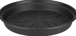 Elho green basics schotel 22 cm living black